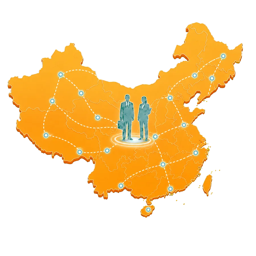 全国案件分配律师地图